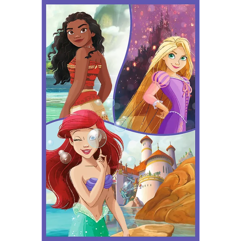 TREFL PUZZLE Puzzle - 3x80 - Princezné kamarátky - Disney Princess Trefl 34884