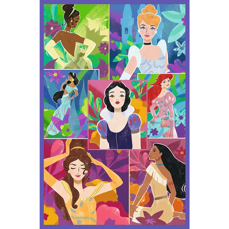 TREFL PUZZLE Puzzle - 3x80 - Princezné kamarátky - Disney Princess Trefl 34884