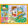 TREFL PUZZLE Puzzle 4 v 1 – Garfield miluje lasagne – Trefl 34673