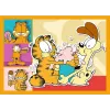 TREFL PUZZLE Puzzle 4 v 1 – Garfield miluje lasagne – Trefl 34673