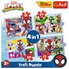 TREFL PUZZLE Puzzle - 4v1 (12, 15, 20, 24) - Ekipa Spidaya 34611