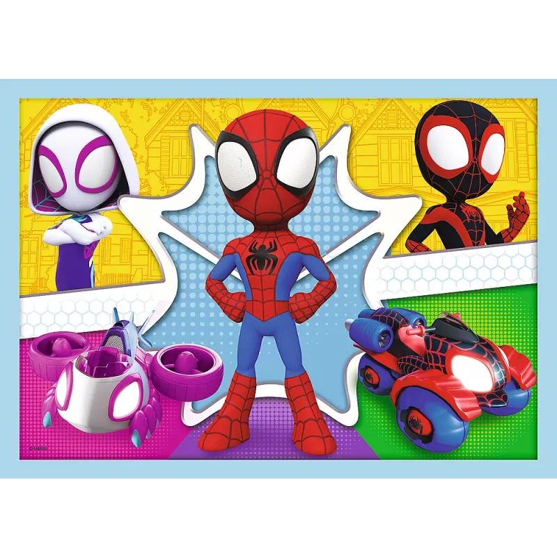 TREFL PUZZLE Puzzle - 4v1 (12, 15, 20, 24) - Ekipa Spidaya 34611