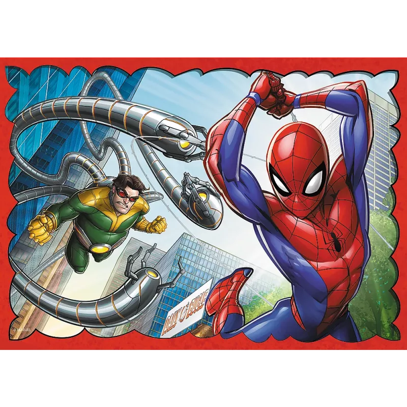 TREFL PUZZLE Puzzle - 4v1 - Hrdinský Spider-Man Trefl 34384