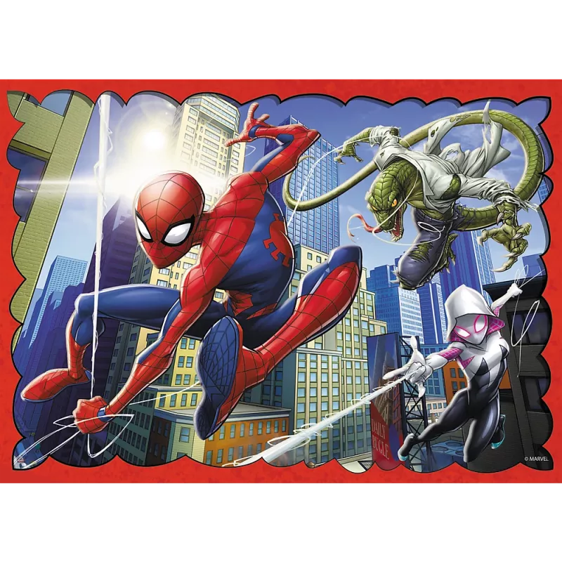 TREFL PUZZLE Puzzle - 4v1 - Hrdinský Spider-Man Trefl 34384