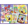 TREFL PUZZLE Puzzle - 4x250 - Bláznivý svet SpongeBoba Trefl 13342