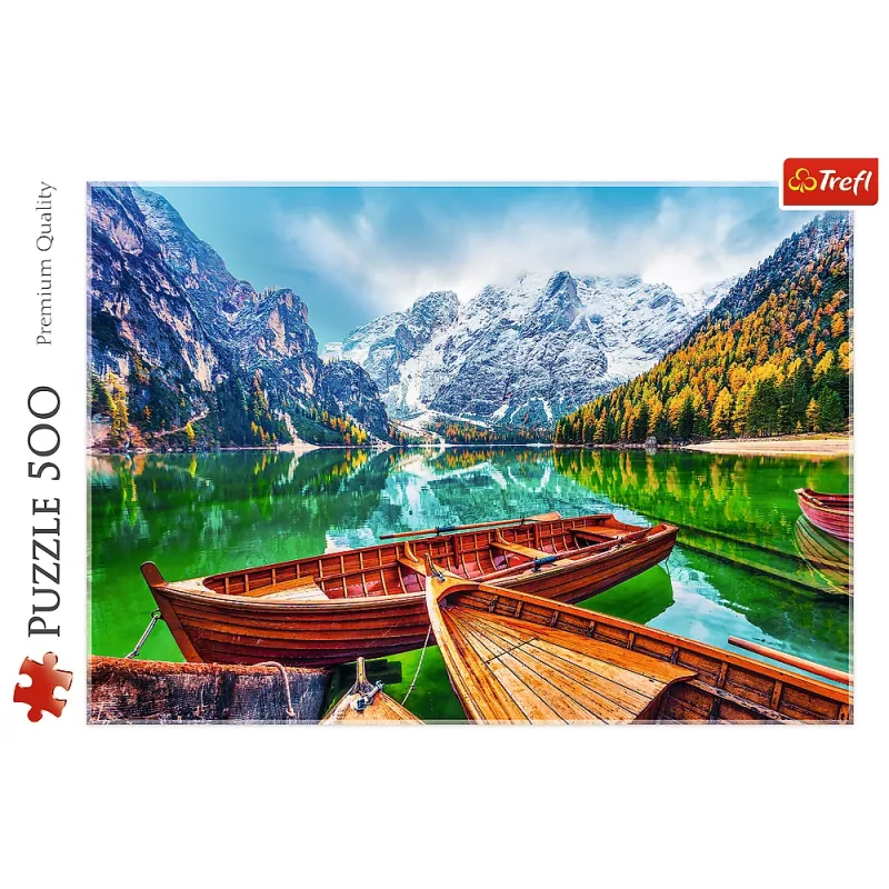 TREFL PUZZLE Puzzle – 500 – Jazero Braies, Taliansko Trefl 37486