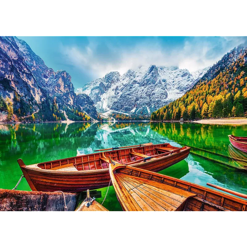 TREFL PUZZLE Puzzle – 500 – Jazero Braies, Taliansko Trefl 37486