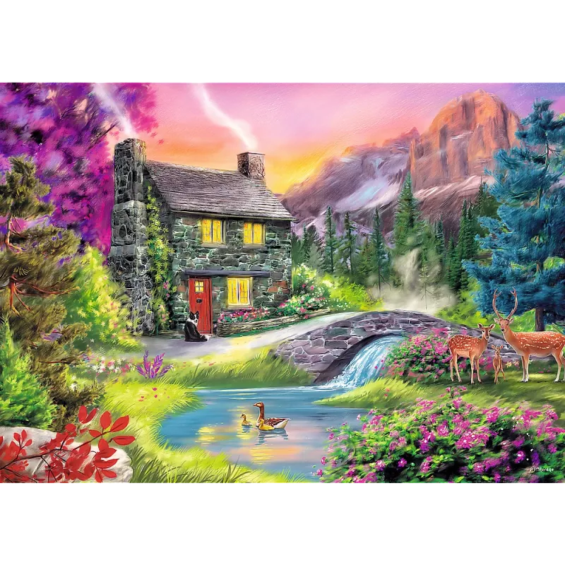 TREFL PUZZLE Puzzle – 500 dielikov – Horská idyla Trefl 37325