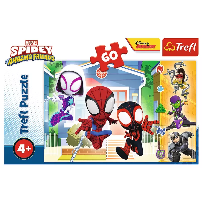 TREFL PUZZLE Puzzle – 60 – Vo svete Spideyho Trefl 17371
