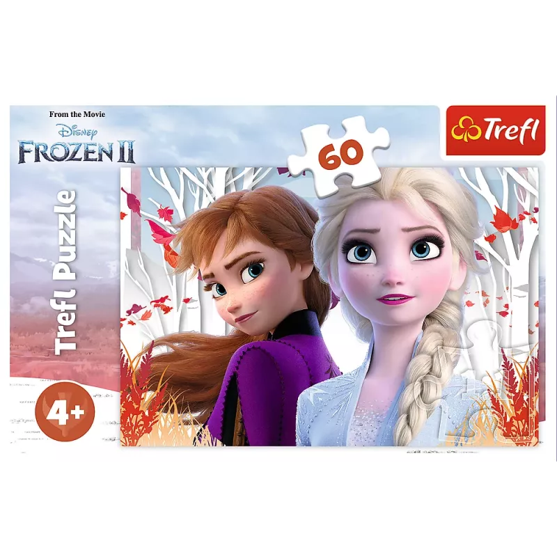 TREFL PUZZLE Puzzle 60 Magický svet Anny a Elsy
