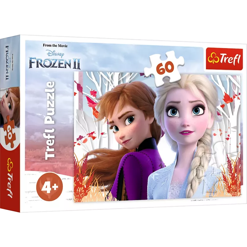 TREFL PUZZLE Puzzle 60 Magický svet Anny a Elsy
