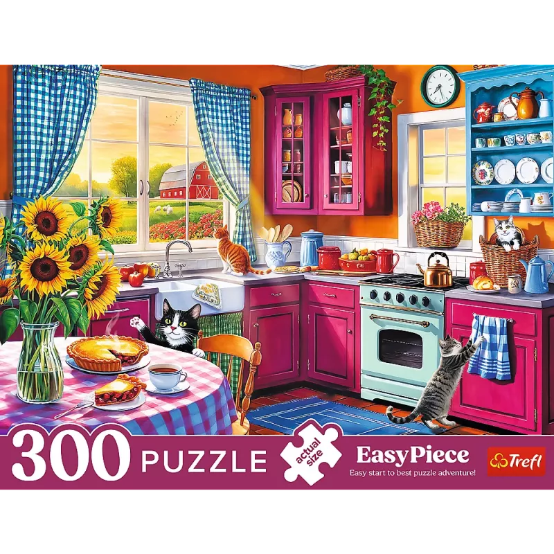 TREFL PUZZLE - 300 Easy Piece - Ráno v kuchyni FSC Mix 70% 23102