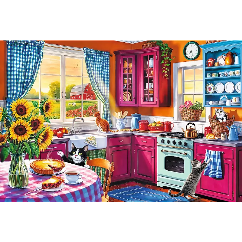 TREFL PUZZLE - 300 Easy Piece - Ráno v kuchyni FSC Mix 70% 23102
