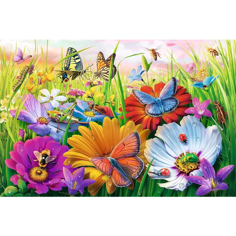 TREFL PUZZLE - 300 EasyPiece - Hmyz na lúke Trefl 23103