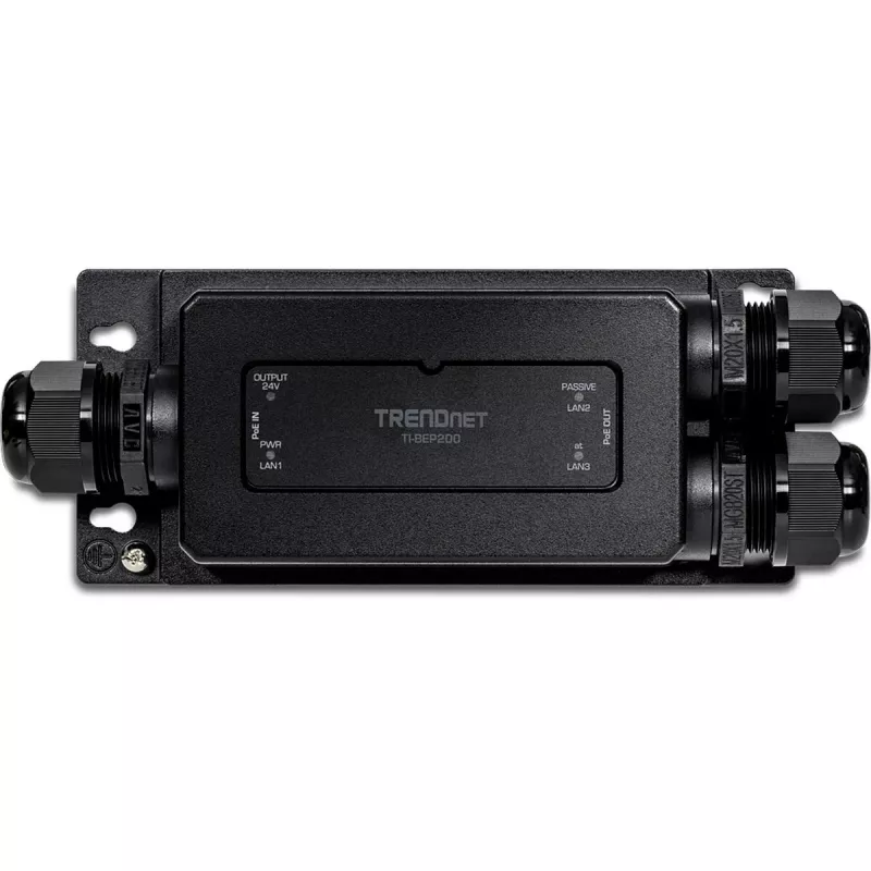 TRENDnet 2-port Gigabit průmyslový aktívny/pasívny PoE+ extender