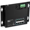 TRENDnet TI-PG102F priemyselný 8-portový Gigabit PoE+ switch (240W, DIN lišta, IP30, bez ventilátora)