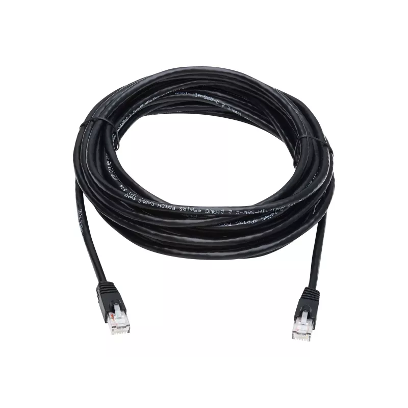 Tripp Lite N261-025-BK Cat6a 10G Snagless UTP ethernetový kábel (RJ45 M/M) - čierny 25 ft