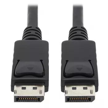 Tripp Lite Series DisplayPort kábel so zaisťovacími konektormi, 4K 60 Hz (M/M), čierny, 1,8 m
