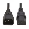 Tripp PDU napájací kábel C13 na C14 10A 250V H05VV-F 2m (6.6ft) čierny