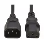 Tripp PDU napájací kábel C13 na C14 10A 250V H05VV-F 2m (6.6ft) čierny