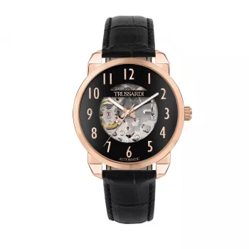Trussardi pánske T-Evolution quartz hodinky R2421154001 40mm, modrý ciferník, nerezová oceľ