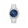 Trussardi pánske T-Light quartzové hodinky R2453156004 44 mm modrý ciferník strieborný milánsky náramok