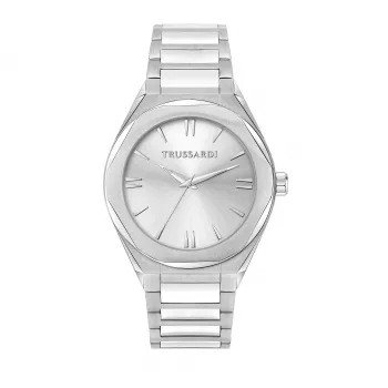 Trussardi pánske T-Light quartz hodinky R2453156006 42 mm modrý ciferník hnedá koža