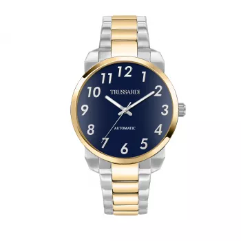 Trussardi pánske hodinky R2423154001 40mm ušľachtilá oceľ modrý ciferník quartz