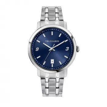 Trussardi pánske hodinky R2453147010 41mm ušľachtilá oceľ modrý ciferník