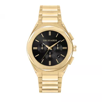 Trussardi pánske hodinky R2453156001 44mm nerezová oceľ modrý ciferník