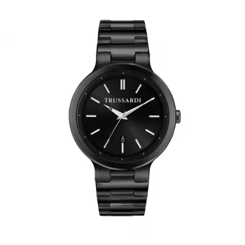 Trussardi pánske hodinky R2453164001 41 mm T-Logo quartz nerez mesh modrý ciferník