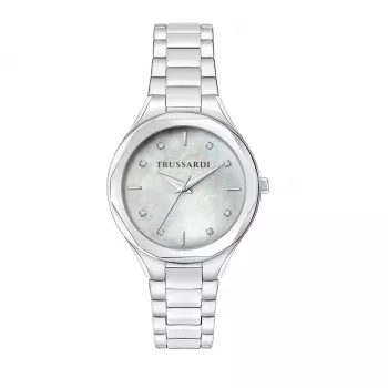 Trussardi dámske hodinky R2453157502 32mm strieborná nerez oceľ mesh