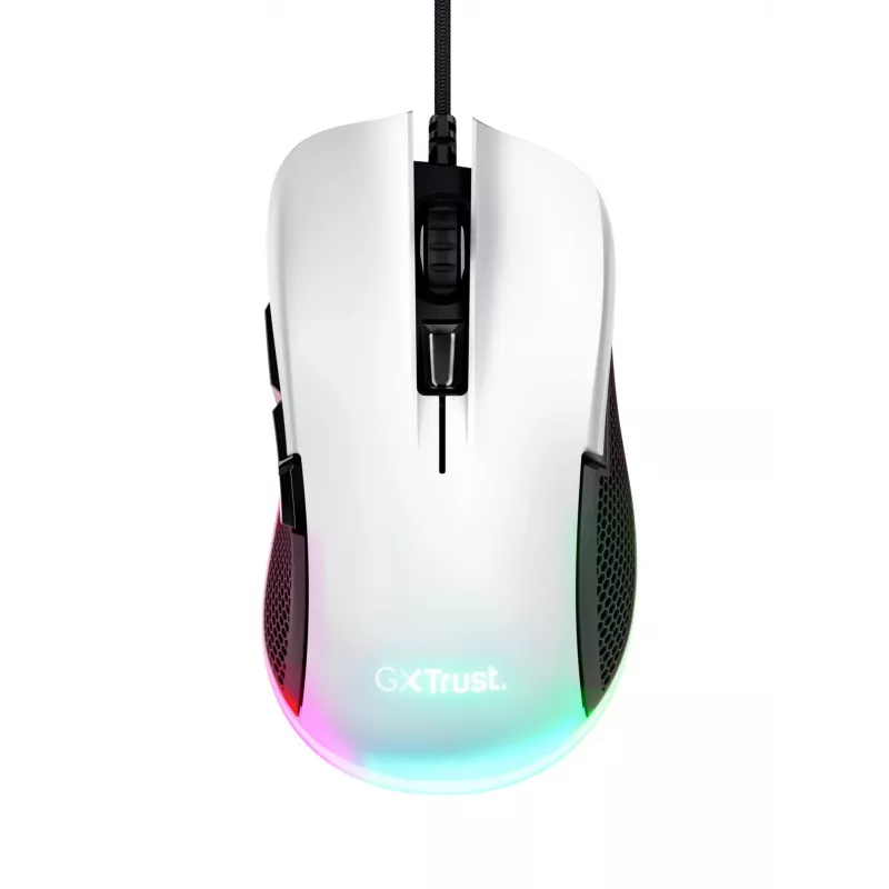 Trust GXT 922W Ybar optická USB herná myš, 6400 DPI, RGB, čierna