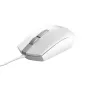 Trust TM-101W optická myš – obojručná, 3 tlačidlá, USB kábel, biela 25320