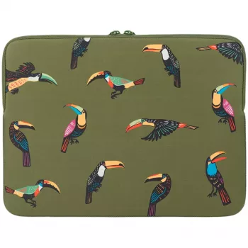 Tucano Tucani Second Skin puzdro na notebook pre 15-16 palcové notebooky, neoprén, zelená BFTUC401516-V