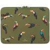 Tucano Tucani Second Skin puzdro na notebook pre 15-16 palcové notebooky, neoprén, zelená BFTUC401516-V