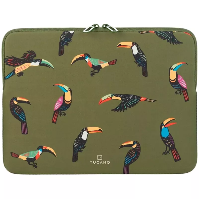 Tucano Tucani Second Skin puzdro na notebook pre 15-16 palcové notebooky, neoprén, zelená BFTUC401516-V