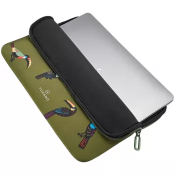 Tucano Tucani Sleeve 12-13 palcov zelené neoprénové puzdro na notebook