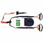 Tunturi 14TUSFU154 Suspension / Sling Trainer – nastaviteľné popruhy na telesnú hmotnosť s dverovým kotviacim prvkom, čierna/žltá