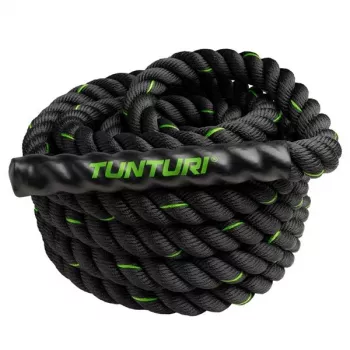 Tunturi Battle Rope 12m – 38mm fitness lano z vysokohustotného polyesteru