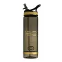 Tunturi Centuri Deluxe fľaša na pitie so slamkou, 700 ml, hnedá
