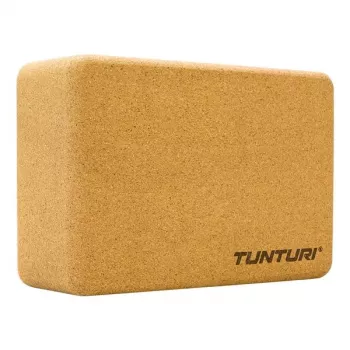 Tunturi korkový jógový blok – Natural Brown, 225 x 150 x 75 mm, 700 g