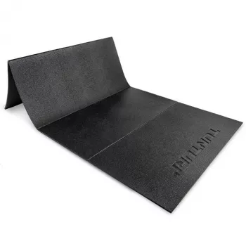 Tunturi outdoorová fitness podložka, PVC, čierna