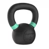 Tunturi Platinum 6kg liatinová kettlebell – práškovaná s ergonomickou rukoväťou