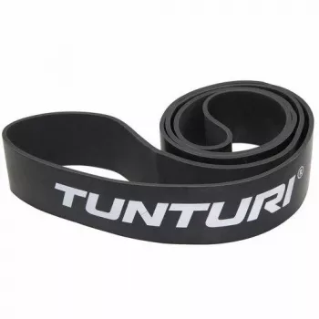 Tunturi Power Band Extra Heavy odporová guma, 104 cm x 6.4 cm, čierna
