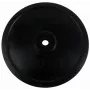 Tunturi gumený kotúč 20 kg – čierna gumená liatinová platňa (jednotlivo, 30 mm otvor)