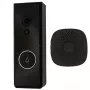 Tuya HS085254 inteligentný video zvonček, Wi-Fi, 720p HD, 130°, detekcia pohybu PIR, nočné videnie, obojsmerný zvuk, IP54, 5200 mAh, čierny