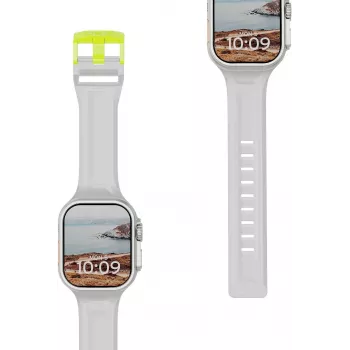 UAG Urban Armor Gear Scout remienok pre Apple Watch Ultra/44/45/46mm – Smoke/Active Neon 191488113B81