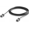 UBIQUITI UACC-CABLE-PATCH-OUTDOOR-C6A-3M-BK ultra tenký tienený Cat6a patch kábel pre vonkajšie použitie (3 m, čierny)