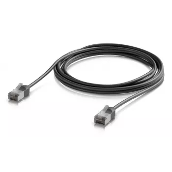 UBIQUITI UACC-CABLE-PATCH-OUTDOOR-C6A-3M-BK ultra tenký tienený Cat6a patch kábel pre vonkajšie použitie (3 m, čierny)